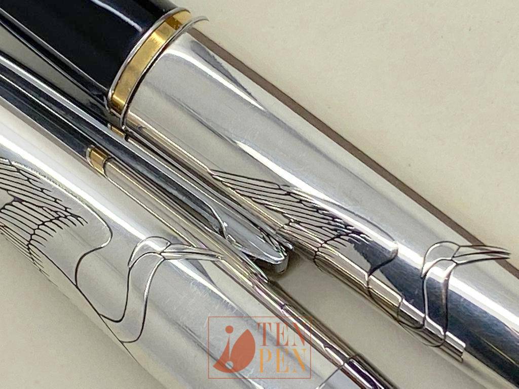 PILOT STERLING SILVER CRANE - 1970S | Tenpen - By Letizia Iacopini